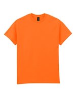 Gildan Ultra Cotton T-Shirt ohne Seitennähte, Gold L, G2000 – Safety Orange
