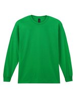 Gildan Ultra Cotton Langarm T-Shirt 100% Baumwolle, Black L, G2400 – Irish Vert