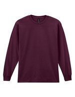 Gildan Ultra Cotton Langarm T-Shirt 100% Baumwolle, Black L, G2400 – Bordeaux