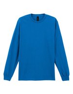 Gildan Ultra Cotton Langarm T-Shirt 100% Baumwolle, Black L, G2400 – Royal