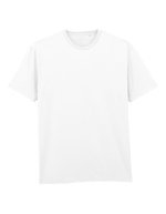 Light Cotton Adult No Label T-Shirt – White