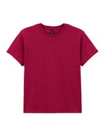 Baumwoll-T-Shirt für Kinder, Rundhals – Cardinal Red