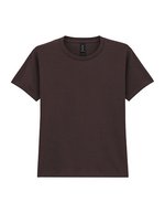 Gildan Baumwoll-T-Shirt für Kinder, Rundhals, White M (170), G5000K – Scuro Cioccolato