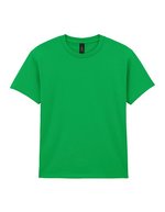 Gildan Baumwoll-T-Shirt für Kinder, Rundhals, White M (170), G5000K – Irish Verde