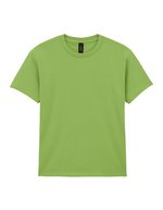 Gildan Baumwoll-T-Shirt für Kinder, Rundhals, White M (170), G5000K – Kiwi