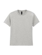 Gildan Baumwoll-T-Shirt für Kinder, Rundhals, White M (170), G5000K – Sport Grigio (Melange)