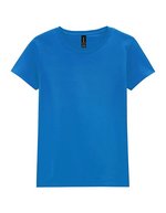 Gildan Heavy Cotton Damen T-Shirt tailliert, White S, G5000L – Royal