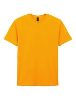 Gildan Softstyle T-Shirt aus ringgesponnener Baumwolle, Black M, G64000 – Oro