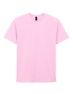Gildan Softstyle T-Shirt aus ringgesponnener Baumwolle, Black M, G64000 – Rosa chiaro