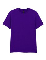Gildan Softstyle T-Shirt aus ringgesponnener Baumwolle, Black M, G64000 – Viola