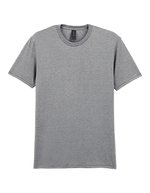 Gildan Softstyle T-Shirt aus ringgesponnener Baumwolle, Black M, G64000 – Sport Grigio (Melange)
