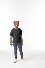Gildan Softstyle® Jugend-T-Shirt ohne Seitennähte, Black L (140/152), G64000K – Bild 1