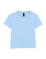 Gildan Softstyle® Jugend-T-Shirt ohne Seitennähte, Black L (140/152), G64000K – Bleu clair