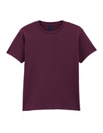 Gildan Softstyle® Jugend-T-Shirt ohne Seitennähte, Black L (140/152), G64000K – Bordeaux