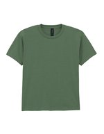 Gildan Softstyle® Jugend-T-Shirt ohne Seitennähte, Black L (140/152), G64000K – Militaire Vert