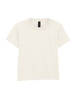 Gildan Softstyle® Jugend-T-Shirt ohne Seitennähte, Black L (140/152), G64000K – Naturel