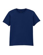 Gildan Softstyle® Jugend-T-Shirt ohne Seitennähte, Black L (140/152), G64000K – Marine