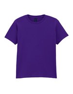 Gildan Softstyle® Jugend-T-Shirt ohne Seitennähte, Black L (140/152), G64000K – Violet