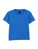 Gildan Softstyle® Jugend-T-Shirt ohne Seitennähte, Black L (140/152), G64000K – Royal