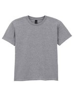 Gildan Softstyle® Jugend-T-Shirt ohne Seitennähte, Black L (140/152), G64000K – Sport Gris (Chine)