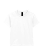 Gildan Softstyle® Jugend-T-Shirt ohne Seitennähte, Black L (140/152), G64000K – Blanc