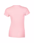 Gildan T-Shirt Softstyle® avec Col Côtelé pour Femmes, Graphite Heather L, G64000L – image 4