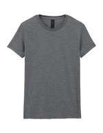 Gildan T-Shirt Softstyle® mit Ripp-Kragen für Damen, White S, G64000L – Graphite Chine