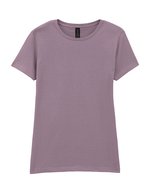 Gildan T-Shirt Softstyle® mit Ripp-Kragen für Damen, White S, G64000L – Paragon