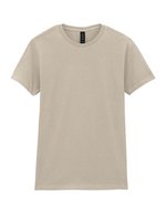 Gildan T-Shirt Softstyle® mit Ripp-Kragen für Damen, White S, G64000L – Sable