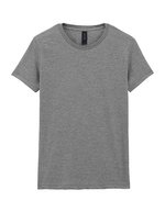 Gildan T-Shirt Softstyle® mit Ripp-Kragen für Damen, White S, G64000L – Sport Gris (Chine)
