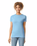 Gildan T-Shirt Softstyle® mit Ripp-Kragen für Damen, White S, G64000L – Bild 9