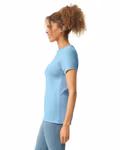Gildan T-Shirt Softstyle® mit Ripp-Kragen für Damen, White S, G64000L – Bild 10