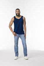 Gildan Ärmelloses Tank Top aus Baumwollmischgewebe, White S, G64200 – Bild 1