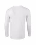 Gildan Langarm T-Shirt mit Ripp-Kragen, Red L, G64400 – Bild 4