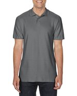 Gildan Softstyle® Piqué Polo mit Knopfleiste, White S, G64800 – Bild 3