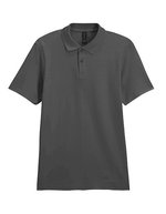 Gildan Softstyle® Piqué Polo mit Knopfleiste, White S, G64800 – Charcoal (Solid)