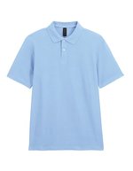 Gildan Softstyle® Piqué Polo mit Knopfleiste, White S, G64800 – Light Blue