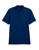 Gildan Softstyle® Piqué Polo mit Knopfleiste, White S, G64800 – Navy