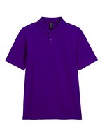Gildan Softstyle® Piqué Polo mit Knopfleiste, White S, G64800 – Purple