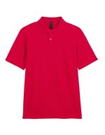Gildan Softstyle® Piqué Polo mit Knopfleiste, White S, G64800 – Red