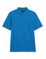 Gildan Softstyle® Piqué Polo mit Knopfleiste, White S, G64800 – Sapphire
