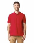 Gildan Softstyle® Piqué Polo with Button Placket, White S, G64800 – image 5