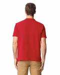 Gildan Softstyle® Piqué Polo with Button Placket, White S, G64800 – image 6