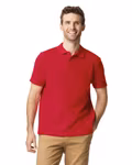 Gildan Softstyle® Piqué Polo with Button Placket, White S, G64800 – image 7