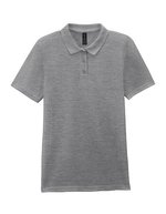 Gildan Piqué Polo mit Taillierung für Damen, White S, G64800L – Sport Gris (Chine)