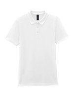 Gildan Piqué Polo mit Taillierung für Damen, White S, G64800L – Blanc