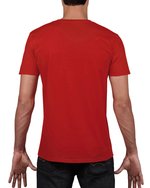Gildan Softstyle V-Neck T-Shirt Baumwollmix, White S, G64V00 – Bild 4