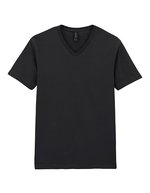 Gildan Softstyle V-Neck T-Shirt Baumwollmix, White S, G64V00 – Bild 2