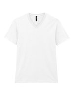 Gildan Softstyle V-Neck T-Shirt Baumwollmix, White S, G64V00 – White