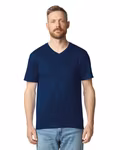 Gildan Softstyle V-Neck T-Shirt Baumwollmix, White S, G64V00 – Bild 5